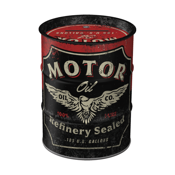 Nostalgic - Biker World - Oil Can Money Box
