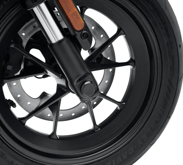 Black Front Axle Nut Covers