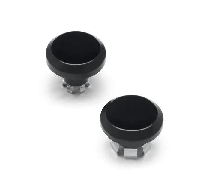 Black Front Axle Nut Covers