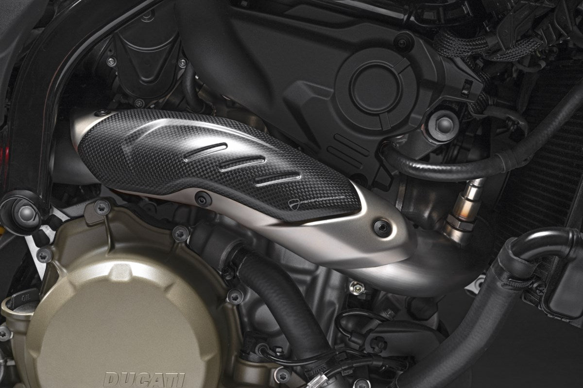 Hypermotard 698 Carbon Heat Guard Kit