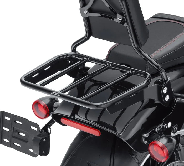 Sport Luggage Rack for HoldFast Sissy Bar Uprights - Gloss Black