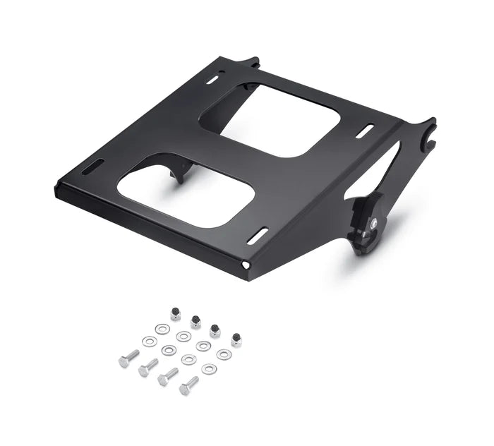 Multifit H-D Detachables Two-Up Tour-Pak Mounting Rack - Gloss Black