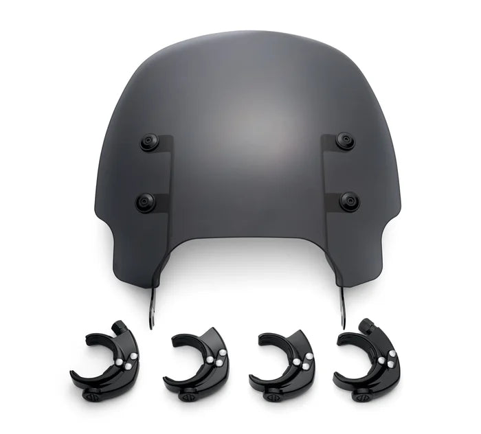 Dark Smoke Quick-Release Compact Windshield