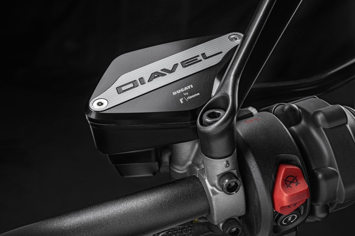 Diavel 1260 Rizoma Covers for Brake and Clutch Fluid Reservoirs