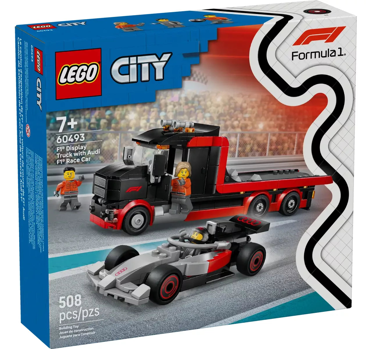 Lego City Audi F1 Display Truck