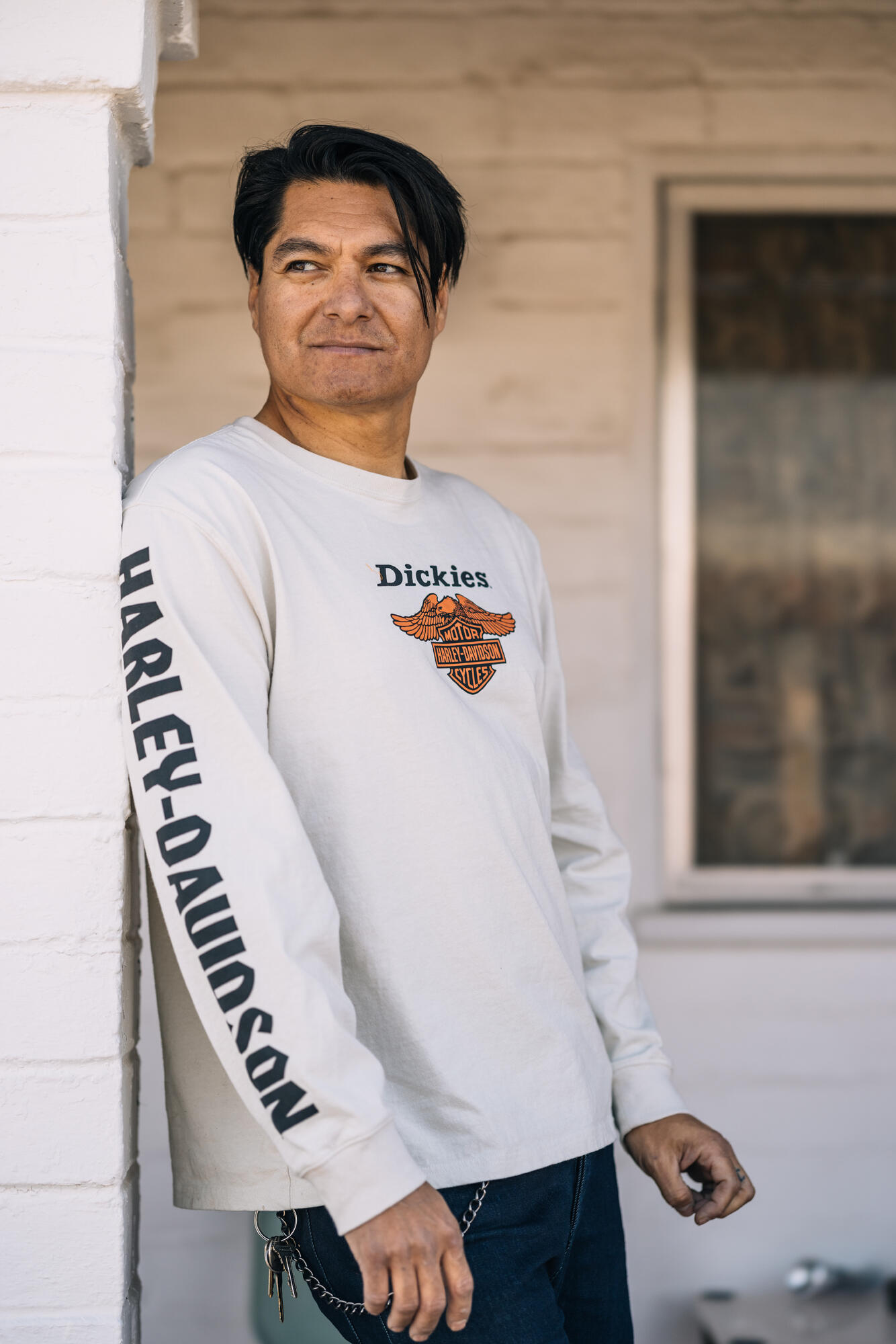 Dickies x H-D® Heavyweight LS Eagle Tee