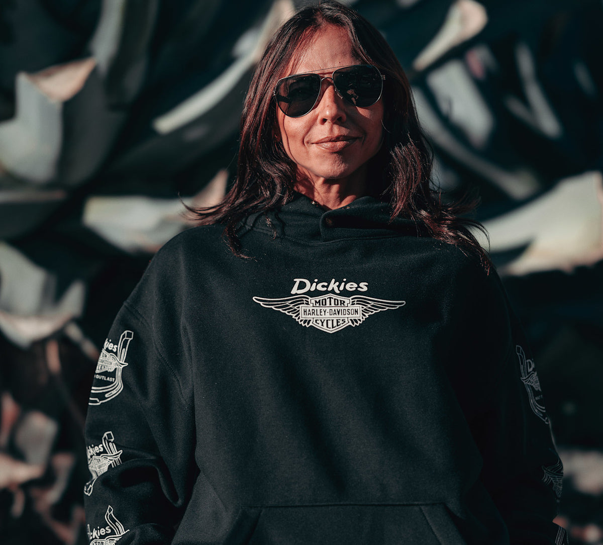 x Dickies Winged Horseshoe Oversized Pullover Hoodie