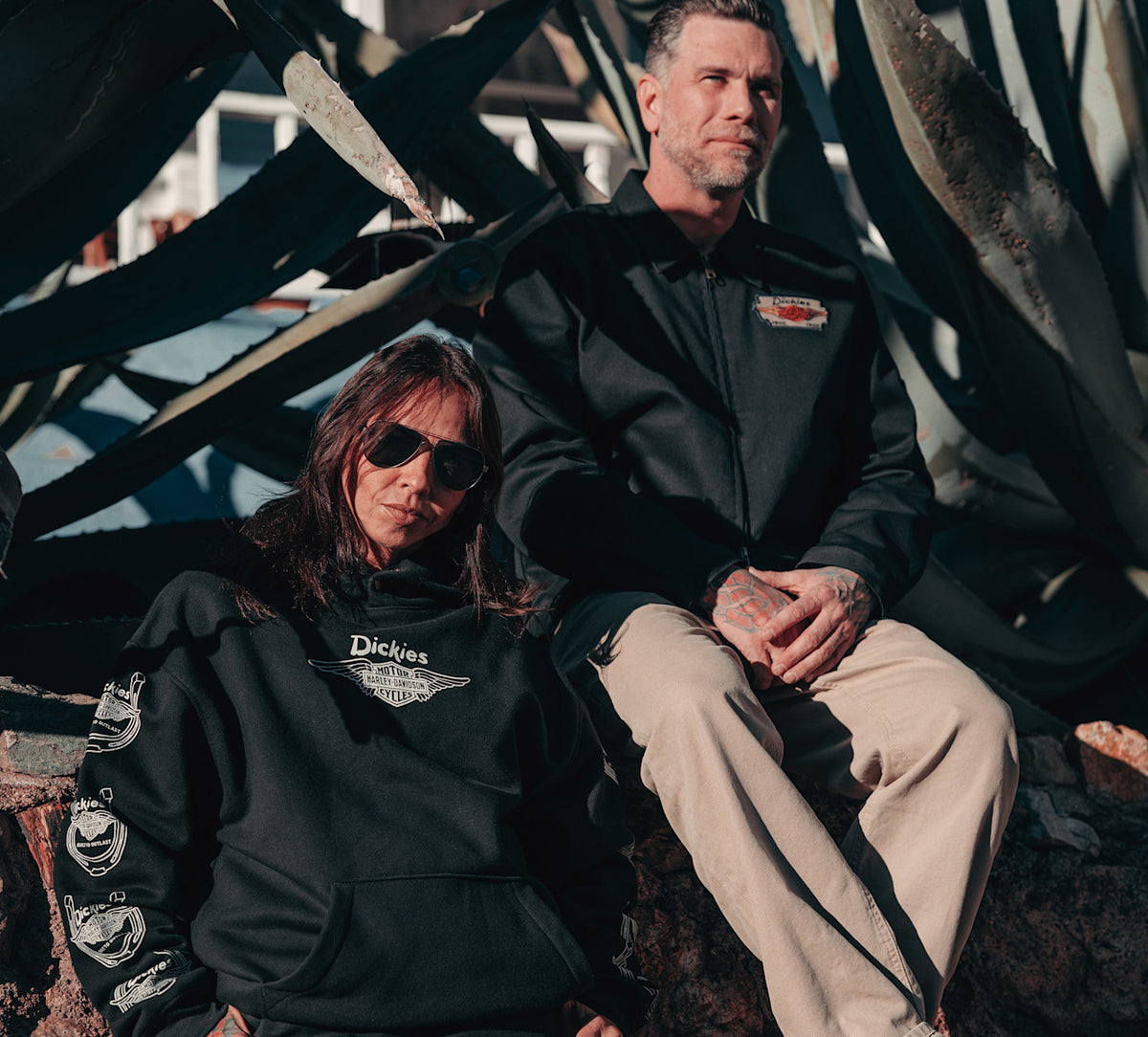 x Dickies Winged Horseshoe Oversized Pullover Hoodie