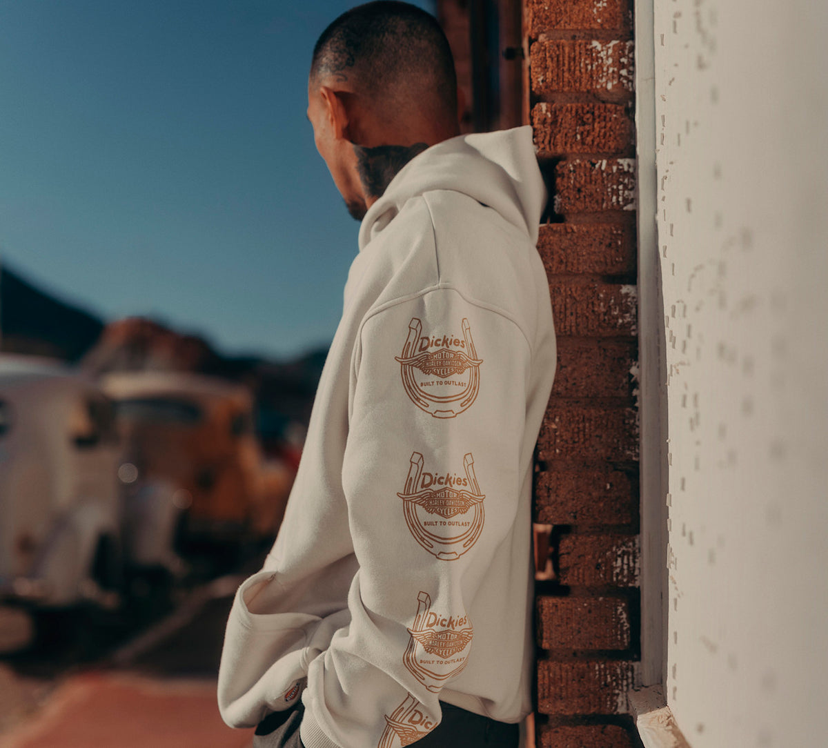 x Dickies Winged Horseshoe Oversized Pullover Hoodie