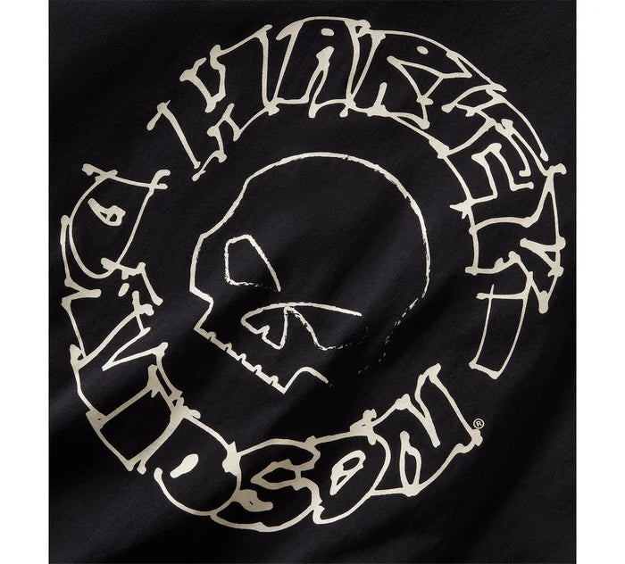 Willie G Sketchy Skull Muscle Tee