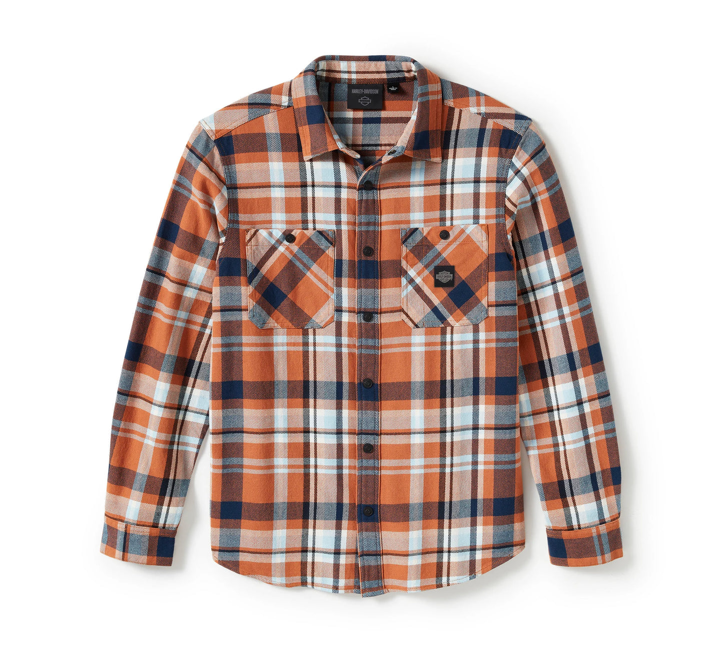 Eagle Long Sleeve Flannel Shirt - Plaid
