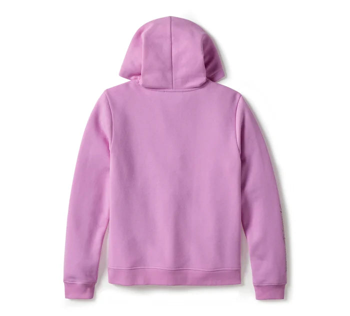 Women's Essential Bling Pullover Fleece Hoodie - Orchid