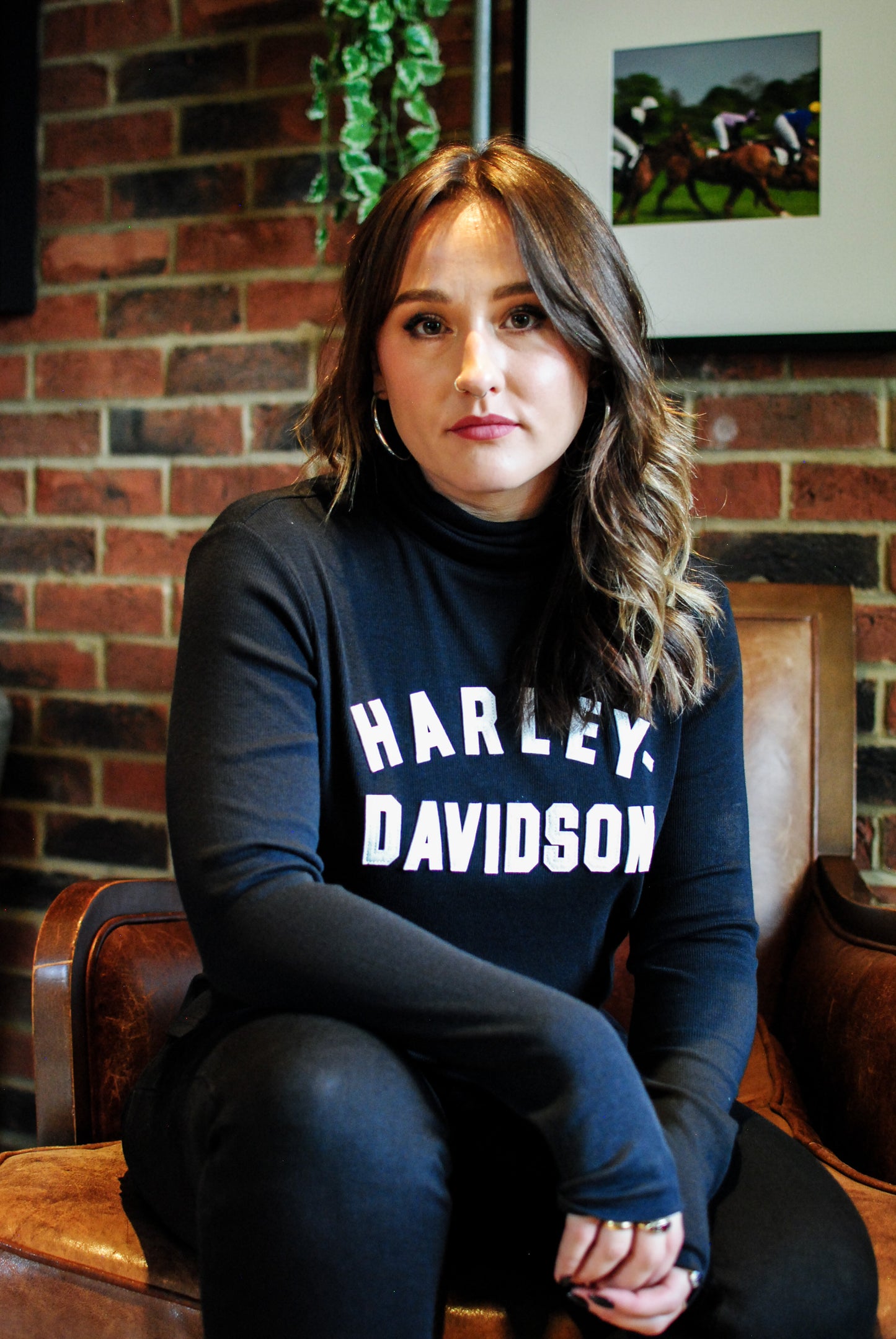 Women's Milwaukee Rib Turtleneck - Black Beauty