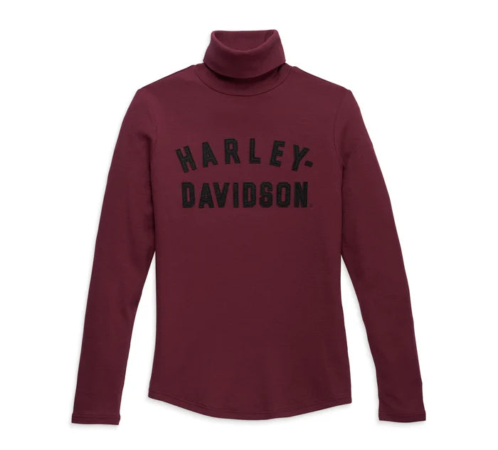 Women's Milwaukee Rib Turtleneck - Tawny Port