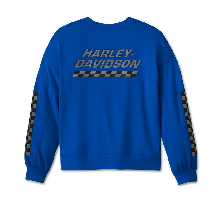Women's Racing Scuba Crewneck - Lapis Blue