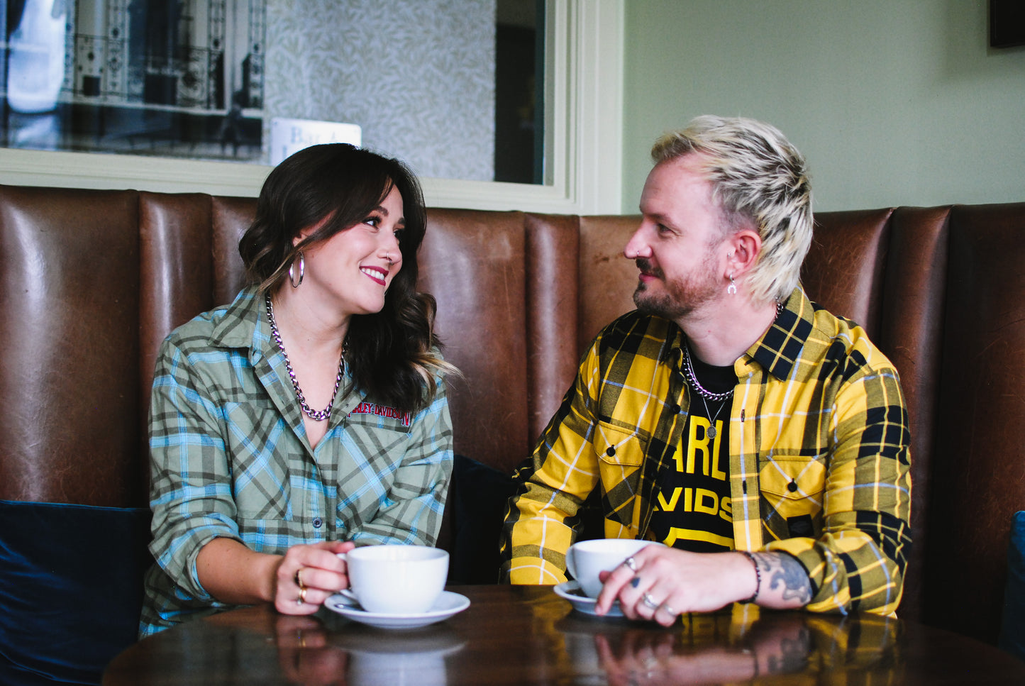 Women's Patch Woven Long Sleeve Shirt