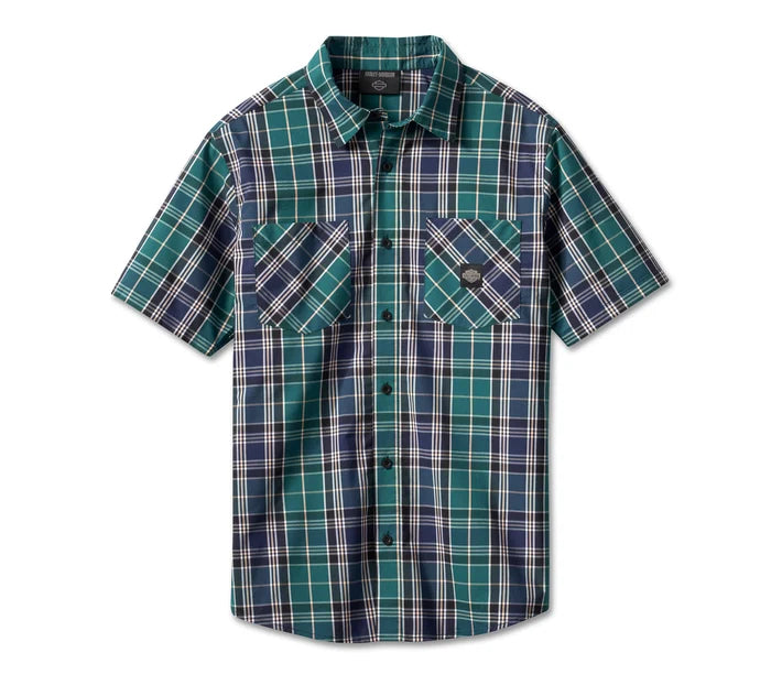 Men's Forever Harley Shirt - Green Plaid