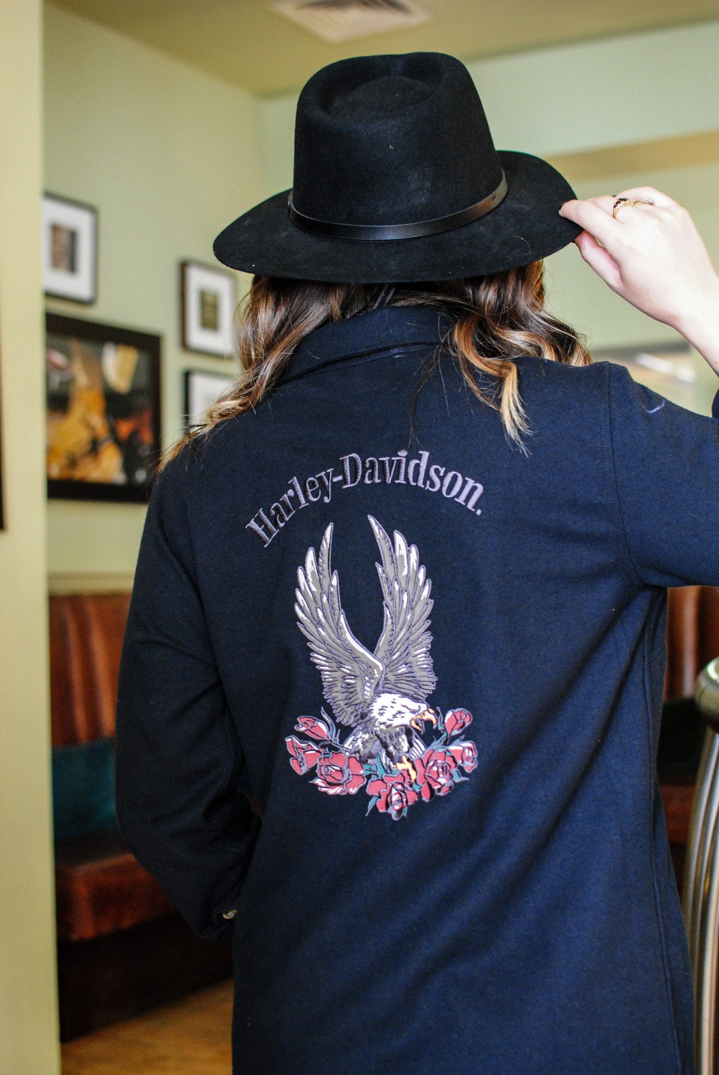 Women's Blooming Eagle Duster Shirt Dress