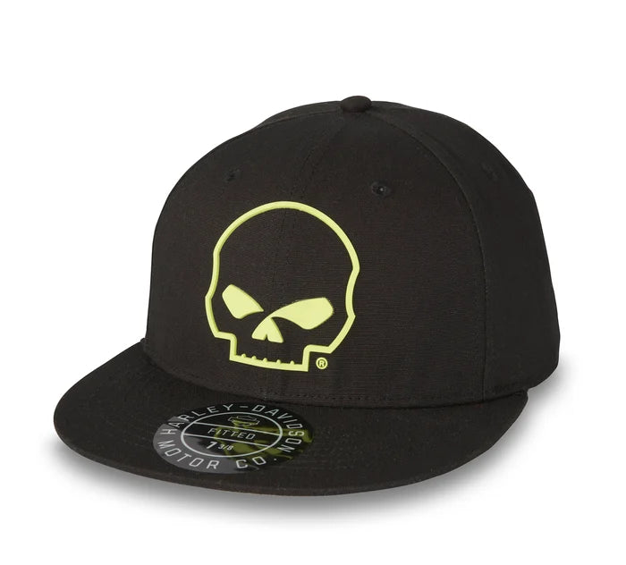 Willie G Skull Fitted Cap - Black Beauty