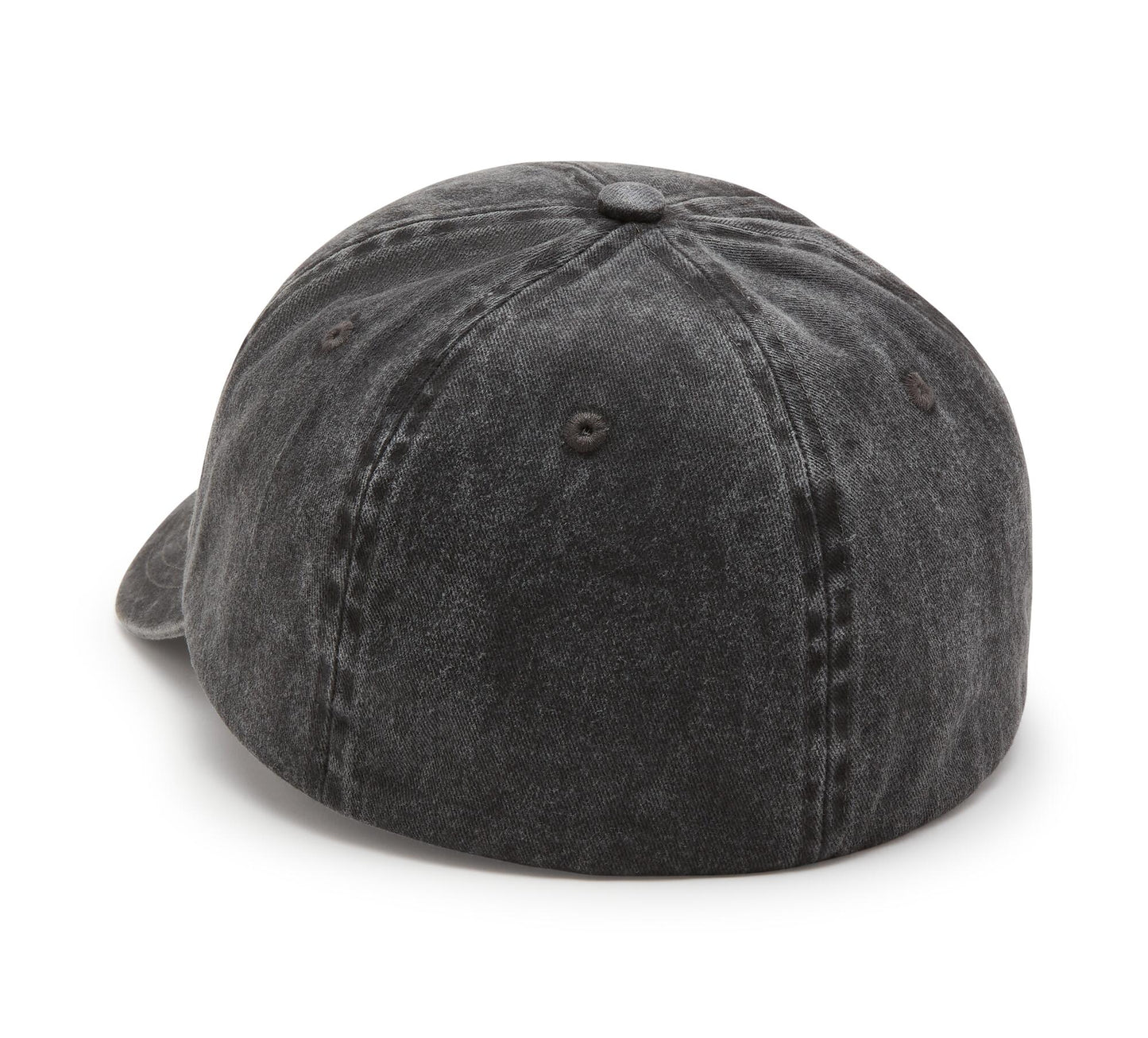 Arched Font Panhead Black Fitted Cap