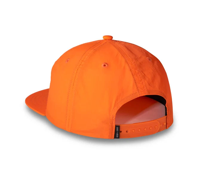 Rising Eagle Vintage Five Panel Cap - Harley Orange