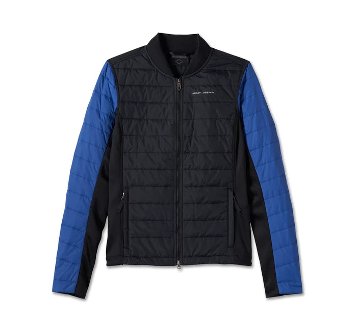 Women's H-D Flex Layering System Lightweight Mid Layer - Black Beauty & True Blue