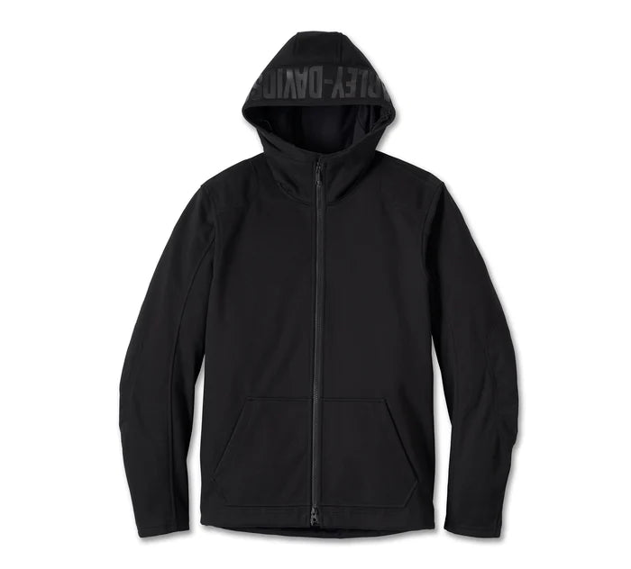 Men's Deflector 2.0 Hooded Riding Fleece - Black Beauty