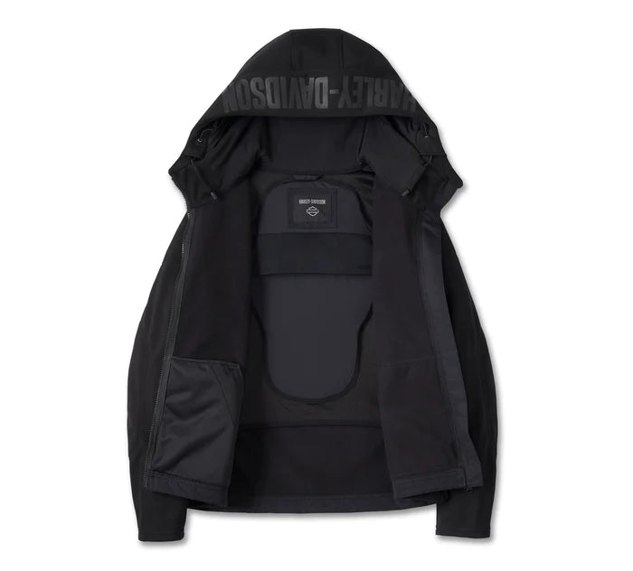 Women's Deflector 2.0 Hooded Riding Fleece - Black Beauty