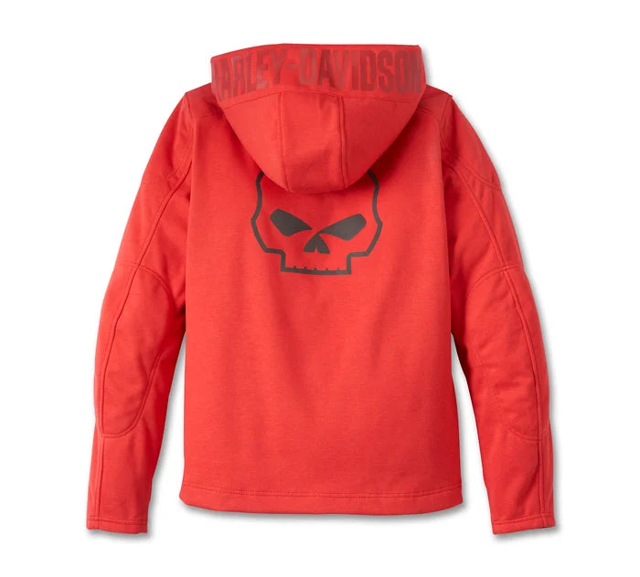Women's Deflector 2.0 Hooded Riding Fleece - High Risk Red