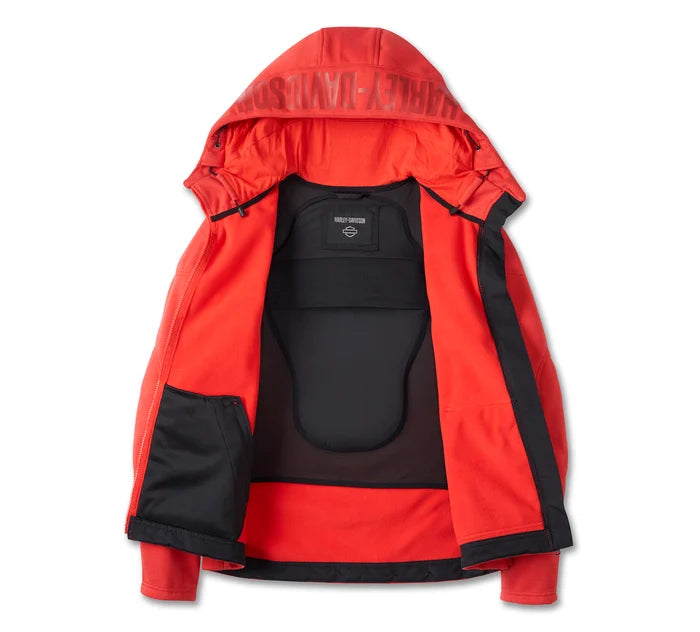 Women's Deflector 2.0 Hooded Riding Fleece - High Risk Red