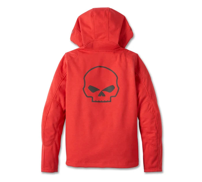 Women's Deflector 2.0 Hooded Riding Fleece - High Risk Red