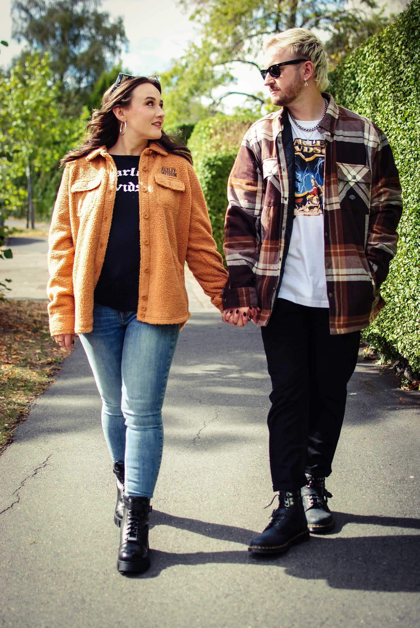 Women's Harley Davidson High Rise Skinny Jeans - Medium Indigo