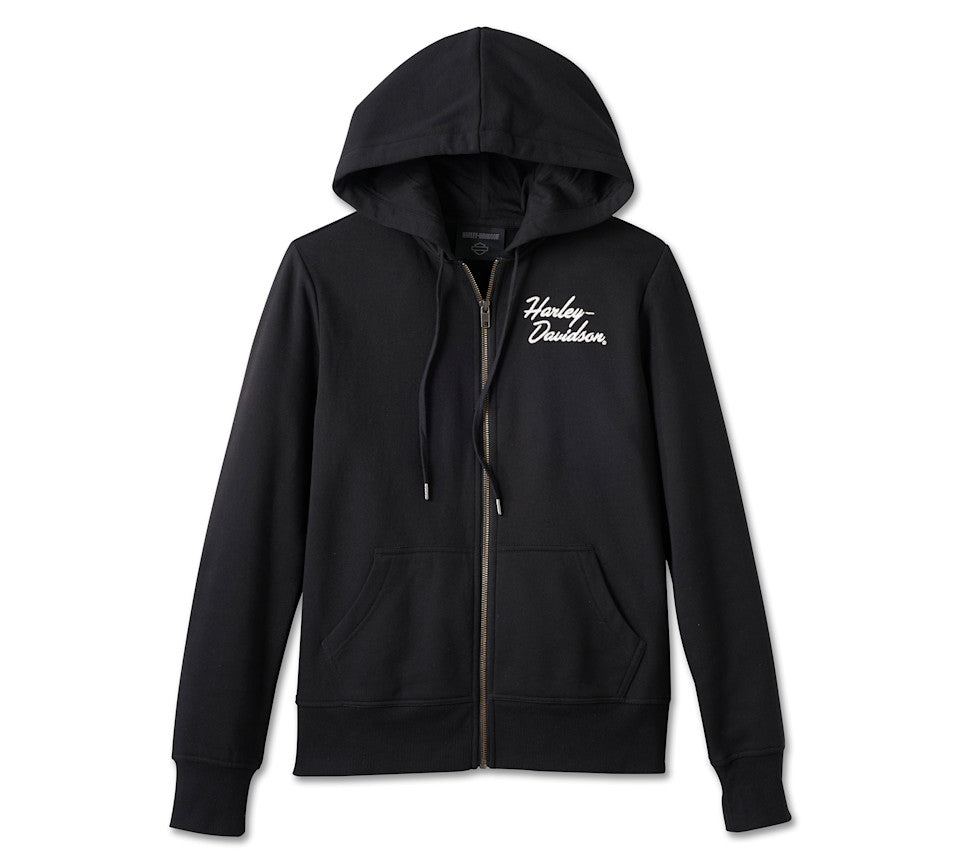 Women's Special Bar & Shield Zip Front Hoodie