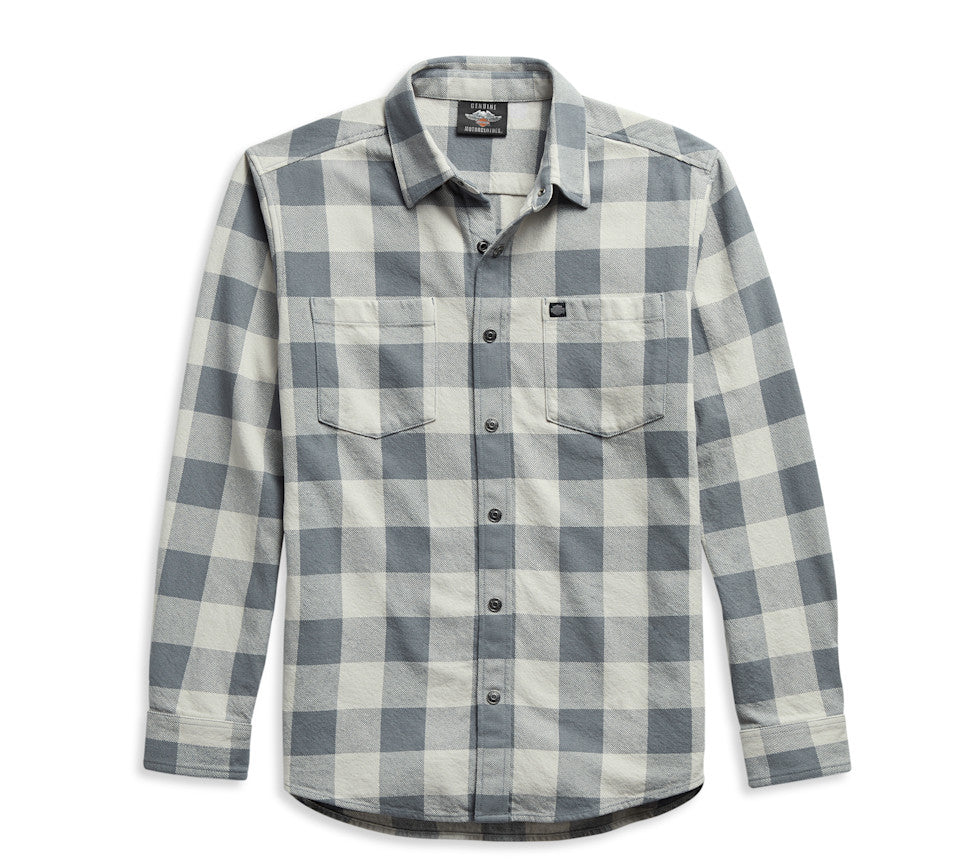 Men's #1 Logo Plaid Shirt