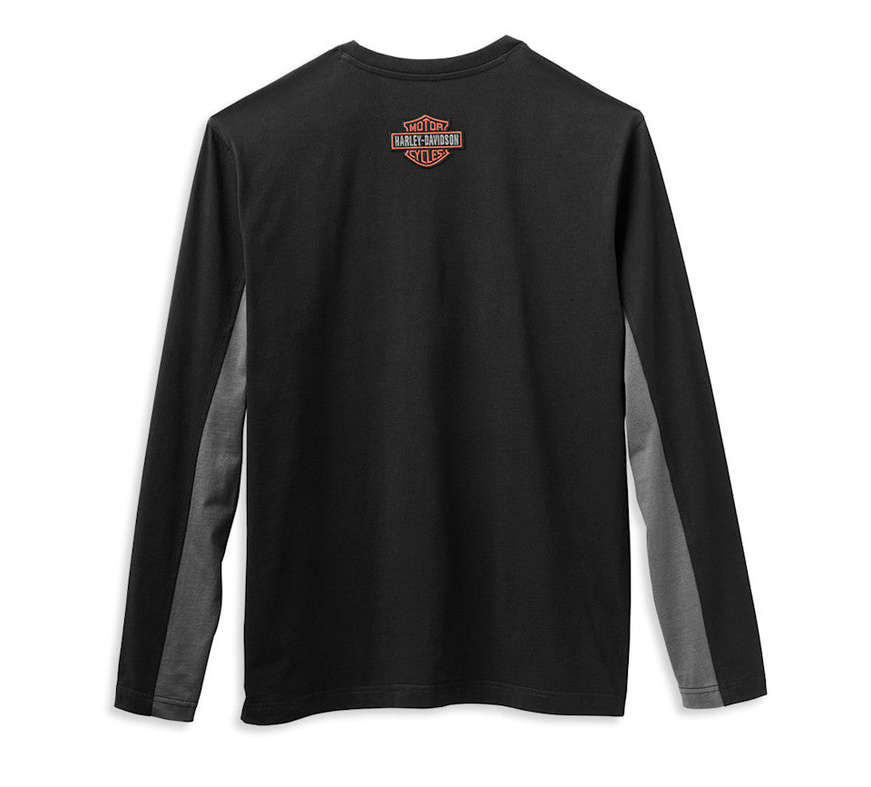 Men's Copperblock Block Letter Long Sleeve Tee