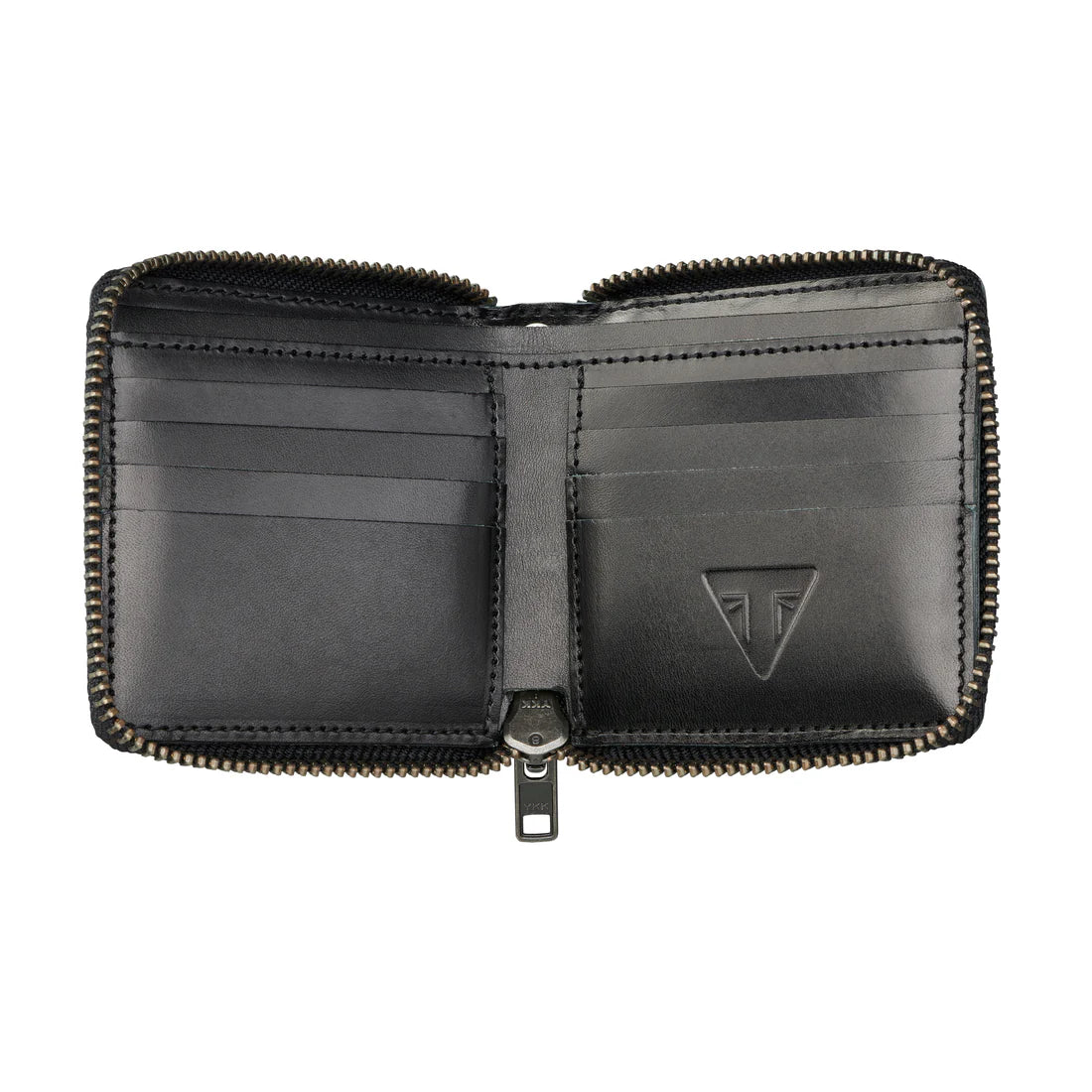 Black Square Zip Wallet