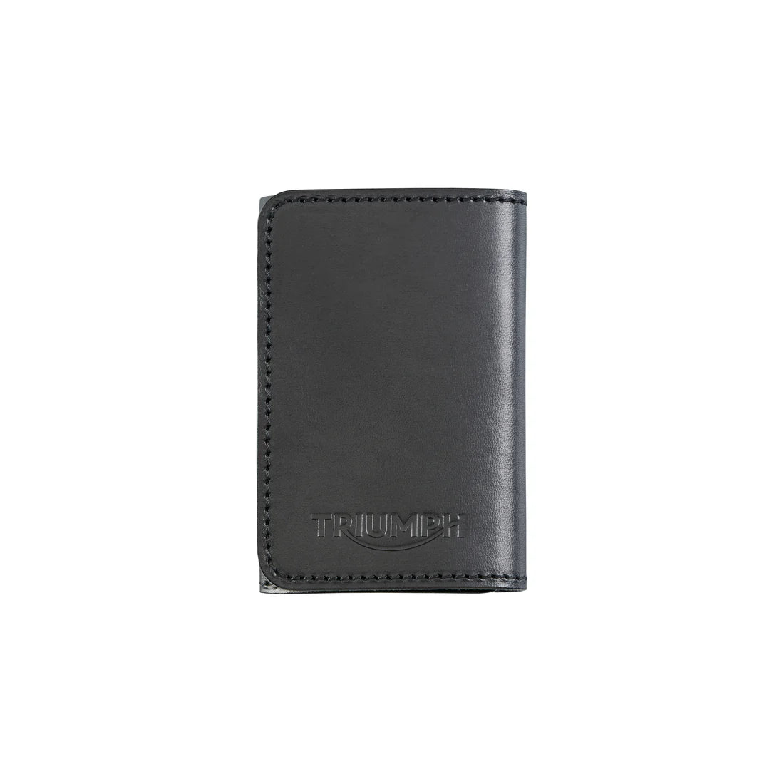 Black Leather Folding Holder