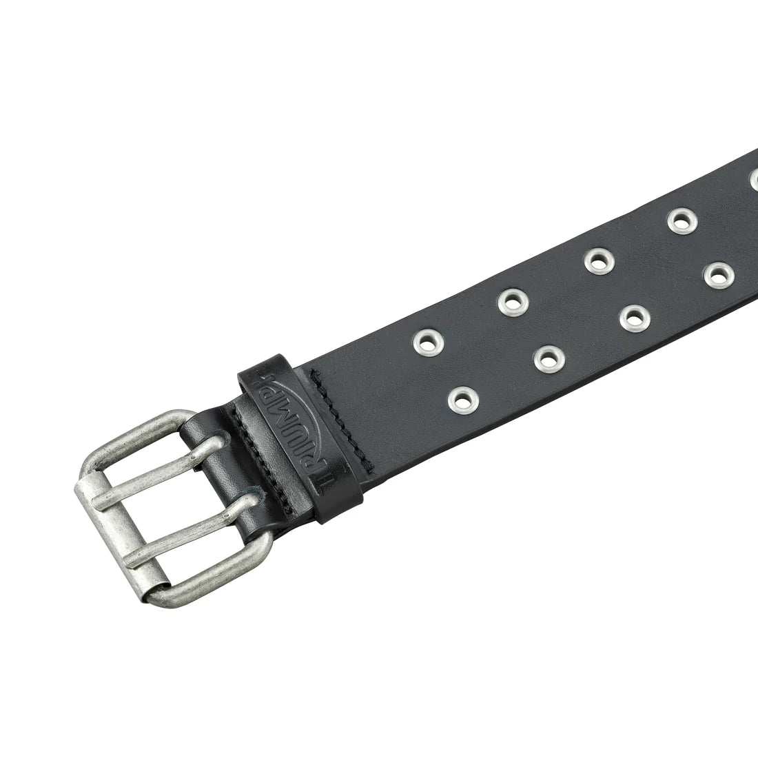 Rivet Black Leather Belt
