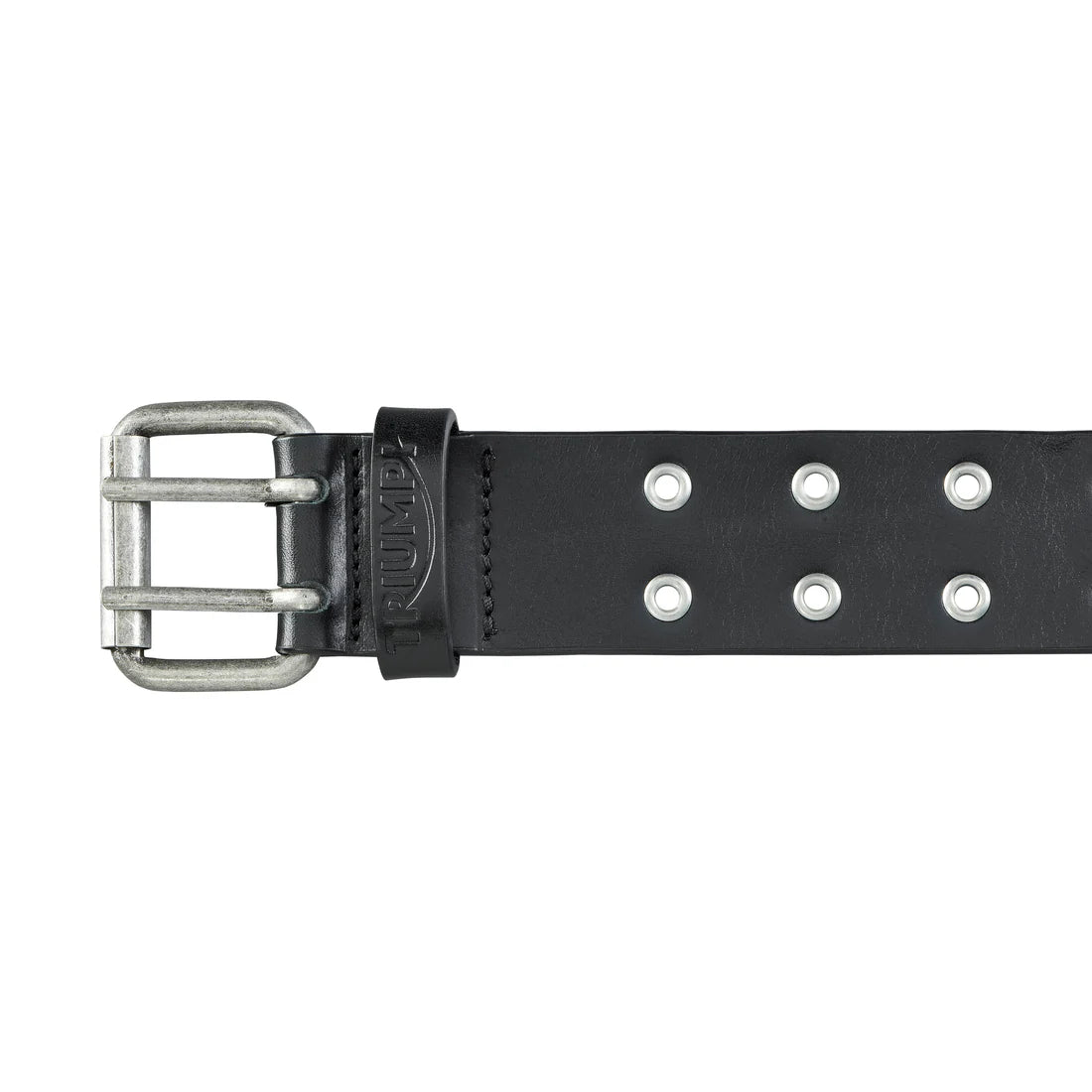 Rivet Black Leather Belt