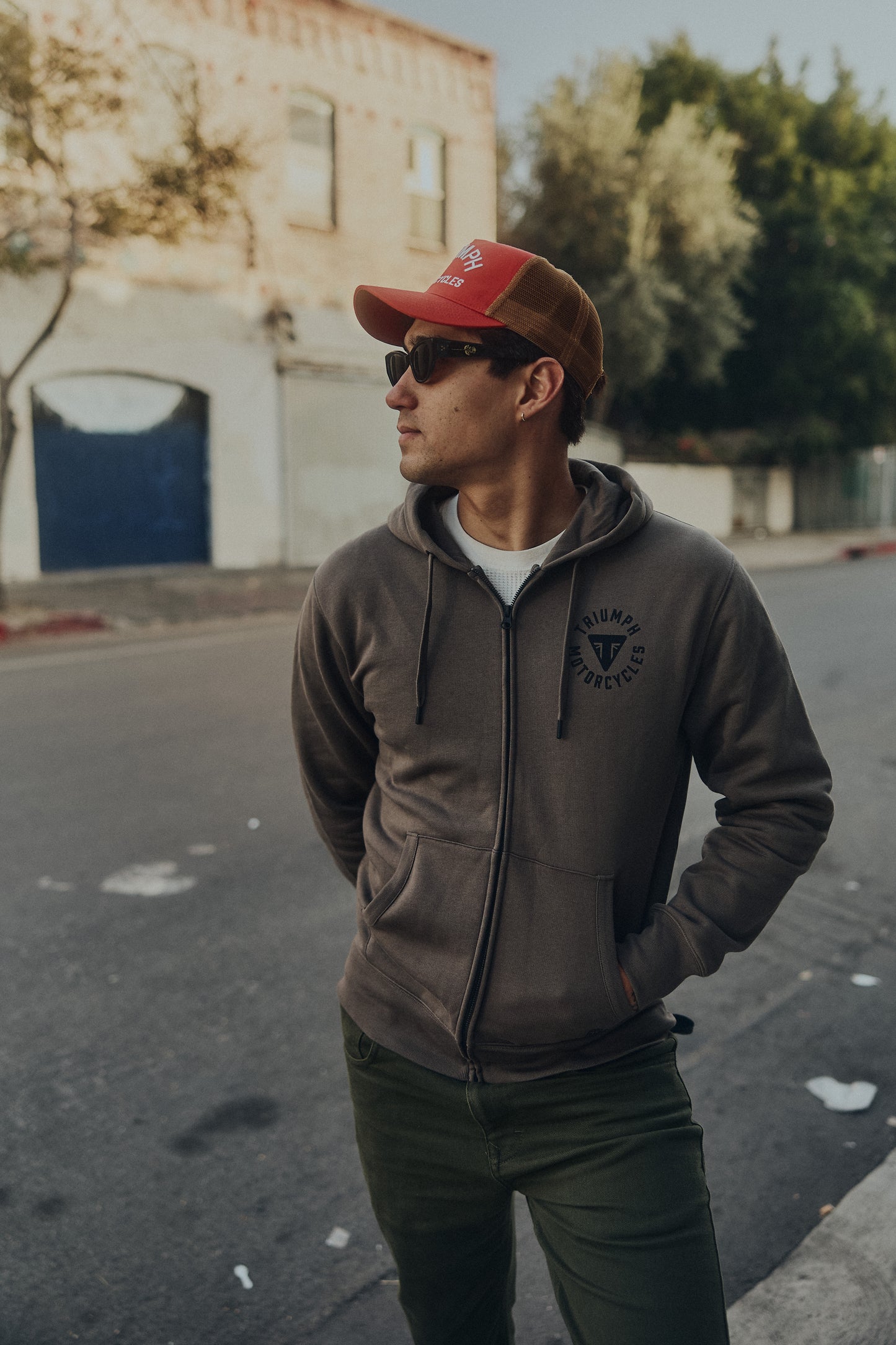 Digby Grey Full Zip Iron Hoodie