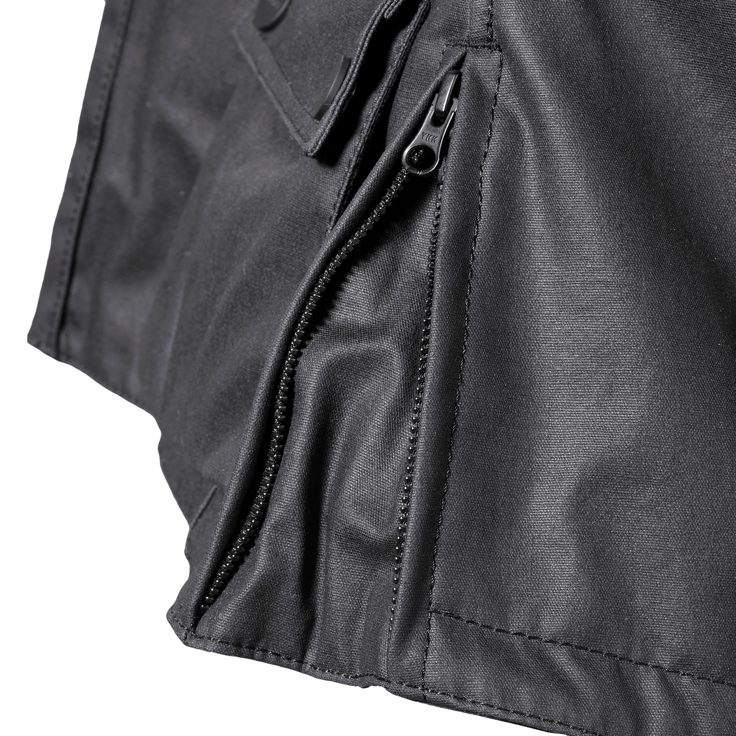 Ladies Beck Black Wax Textile Jacket