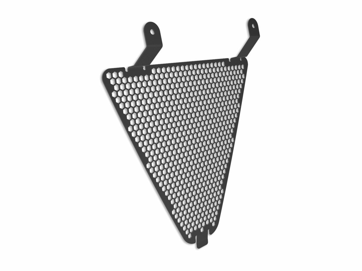 Panigale Black Aluminium protection grid for water radiator