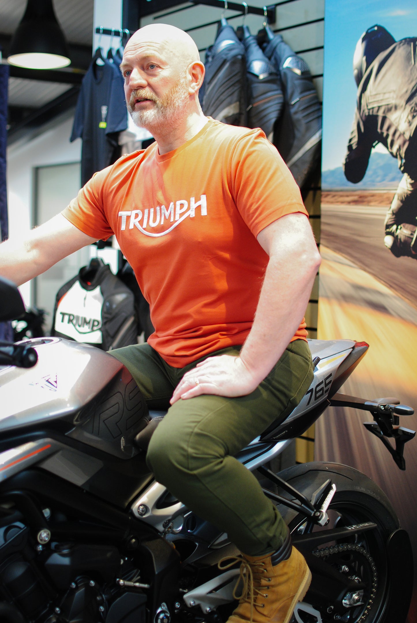 Bamburgh Rust Embroidered T-shirt