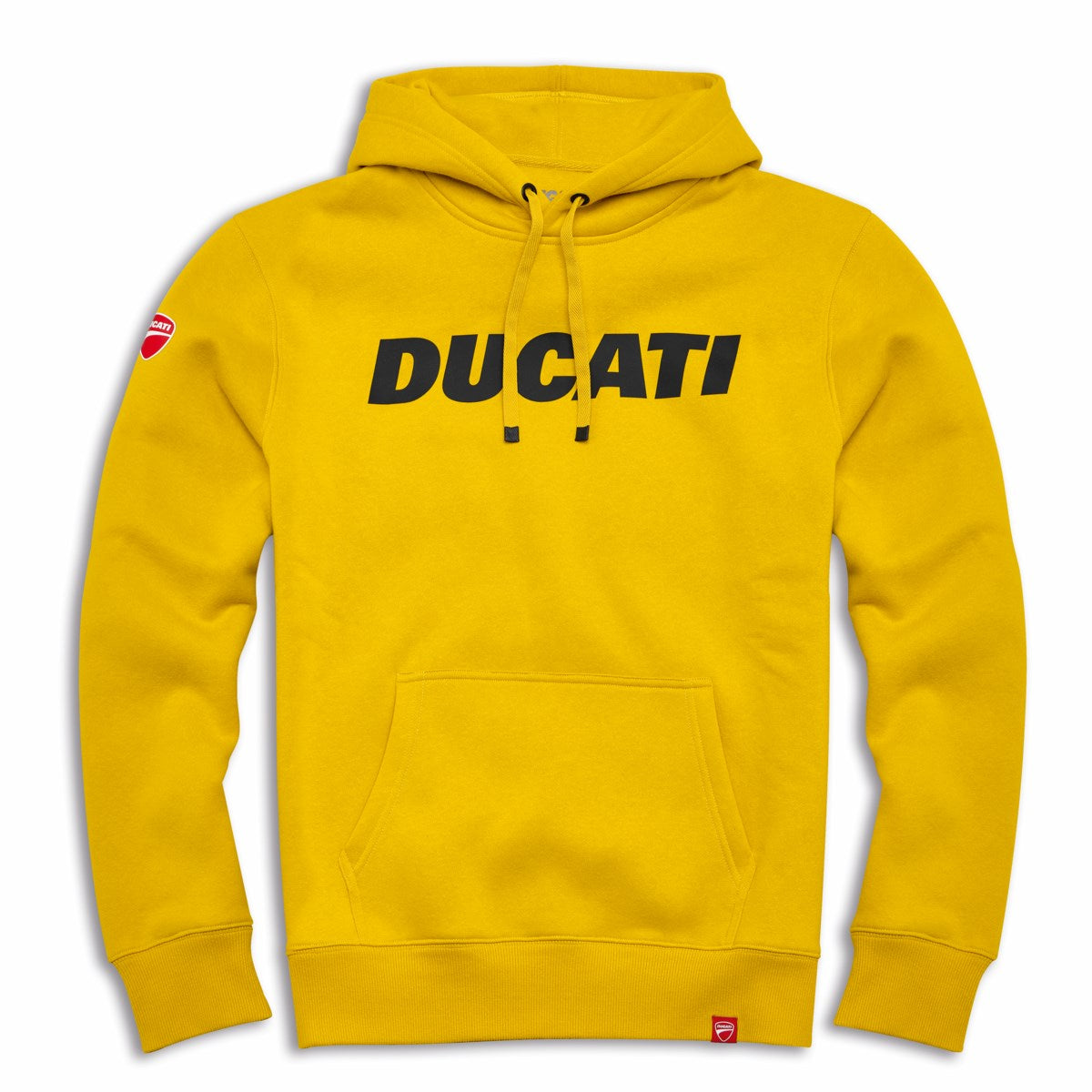 Yellow Logo Hooded Sweatshirt
