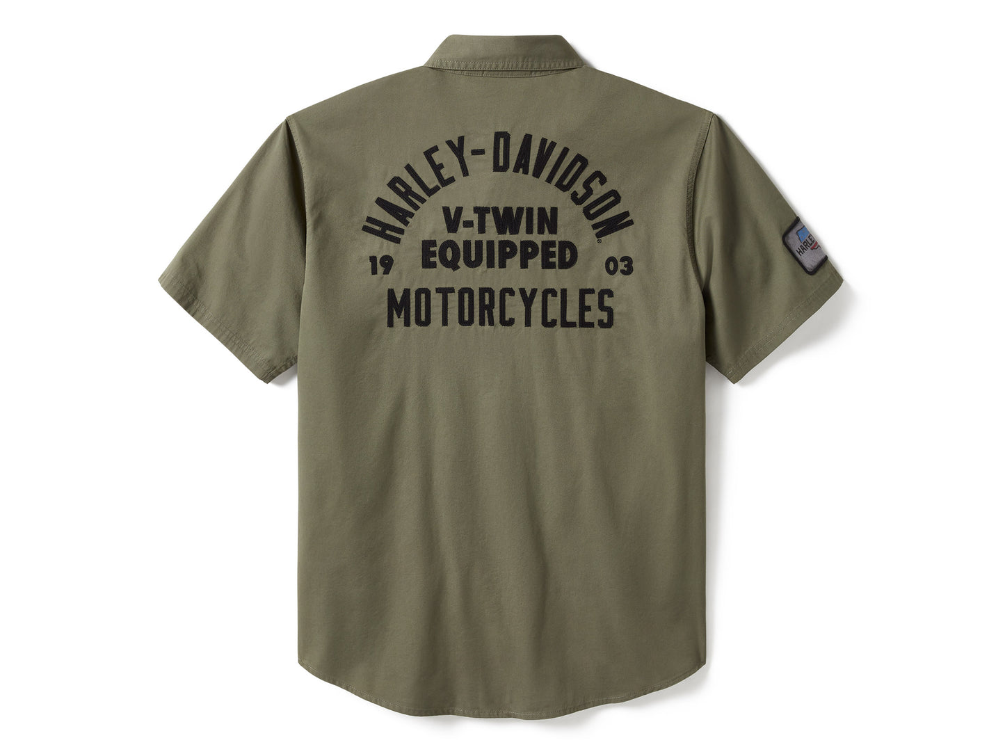 Men's V-Twin Equipped Solid Mechanics Shirt