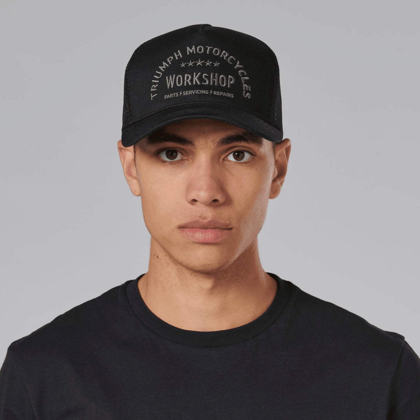Workshop Black Trucker Cap