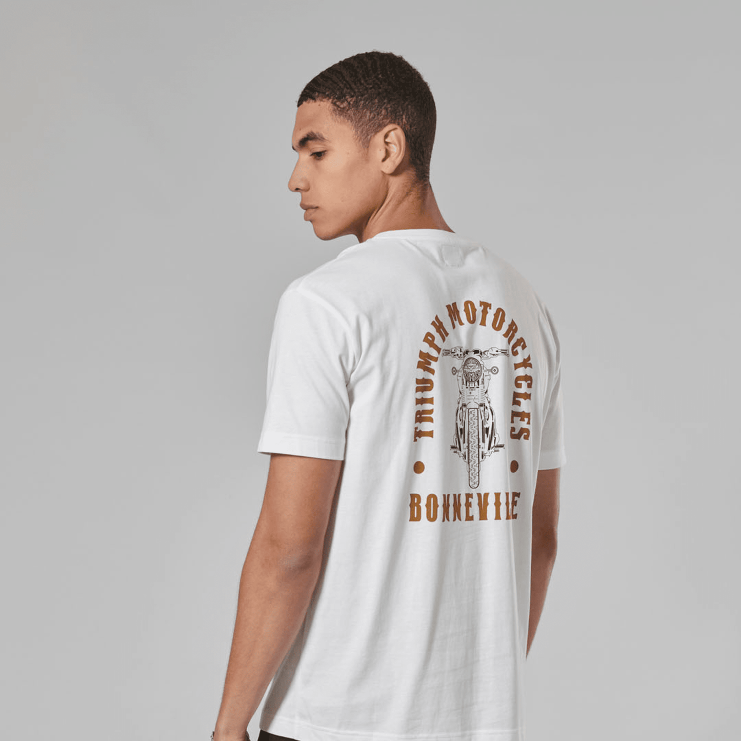 Bonneville T120 White T-Shirt
