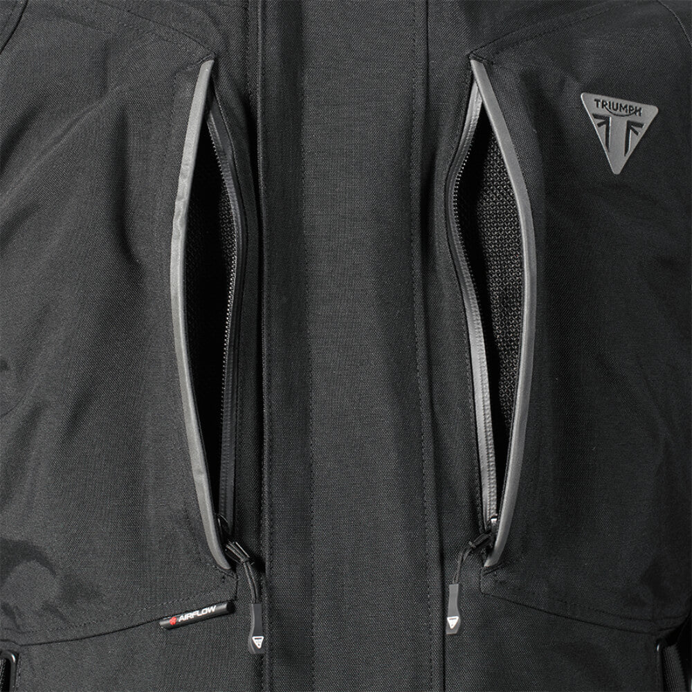 Leith Black Textile Jacket