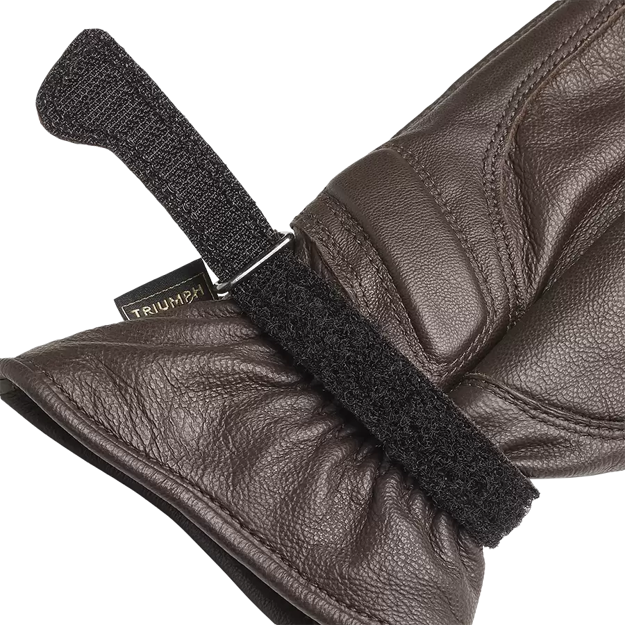 Vance Brown Leather Gloves
