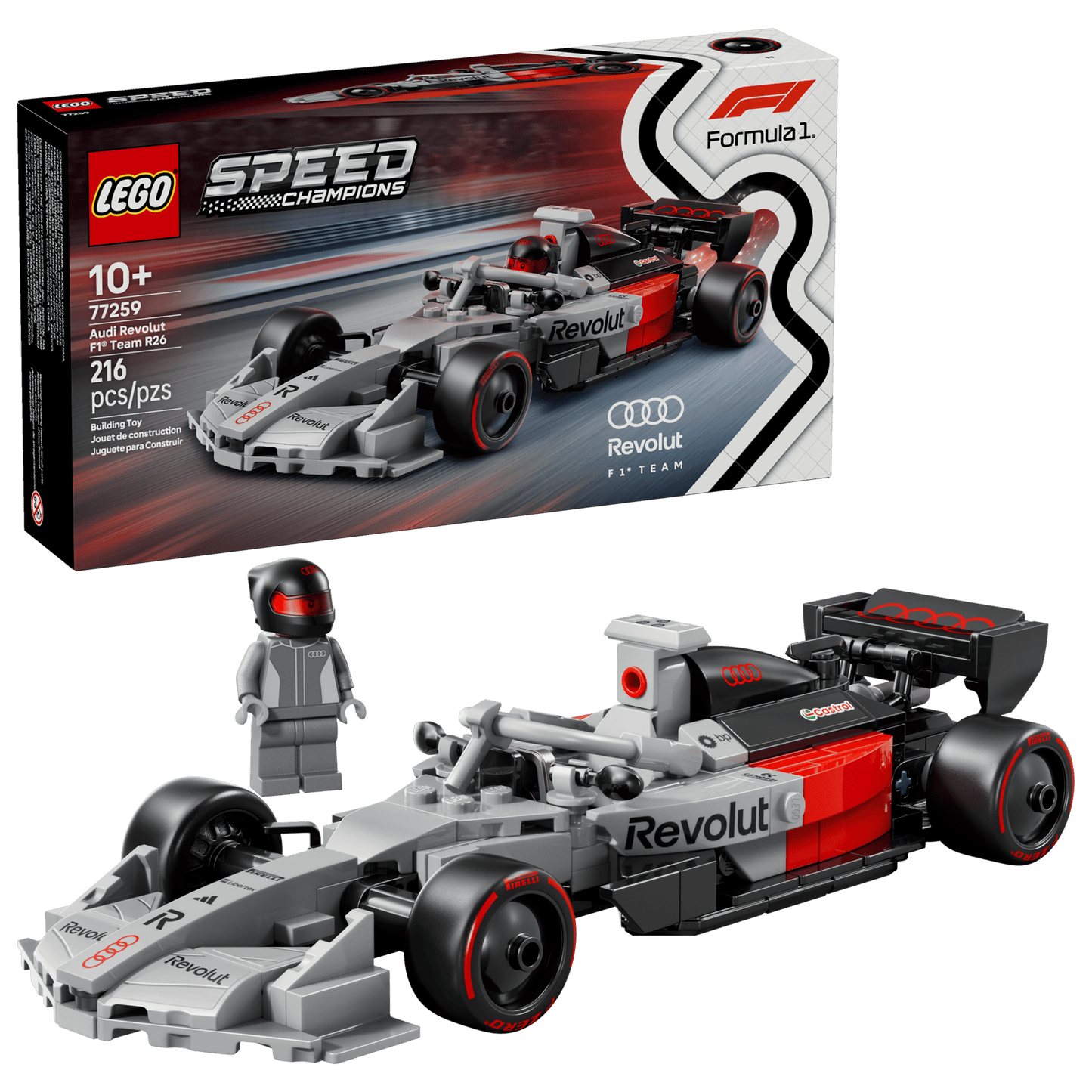 F1 Lego Team R26 Race Car